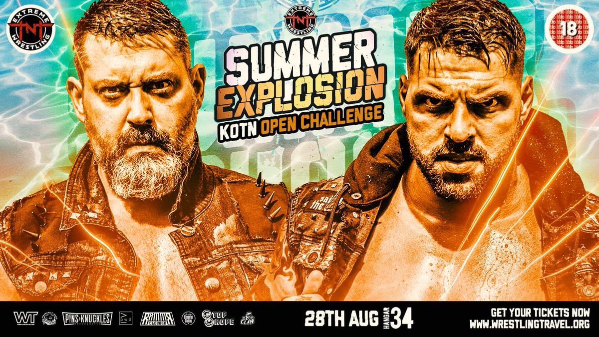 TNTExtremeWres's tweet photo. At #GoingOffBigTime The Young Guns answered the challenge and nearly managed to take the titles away, however the Kings stayed strong and kept the belts around their waists
Who will be next to step up at #SummerExplosion
βοΈGET YOUR TICKETS NOWβοΈ
https://t.co/Gn1NY7xxT8 https://t.co/BmH3cXSvbU