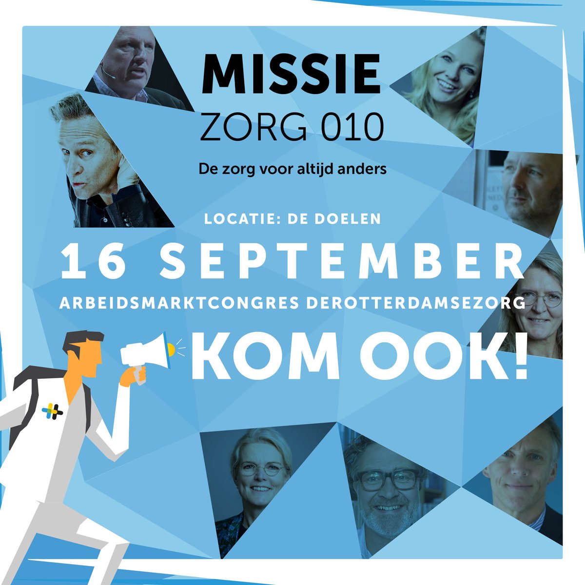 Hoe gaan we de uitdaging van een toenemende zorgvraag in een krappe arbeidsmarkt de komende jaren aan? Dat onderzoeken we met elkaar op ons arbeidsmarktcongres Misse Zorg 010: de zorg voor altijd anders, op 16 september a.s. Praat mee en meld je aan! bit.ly/3Bbw9uE