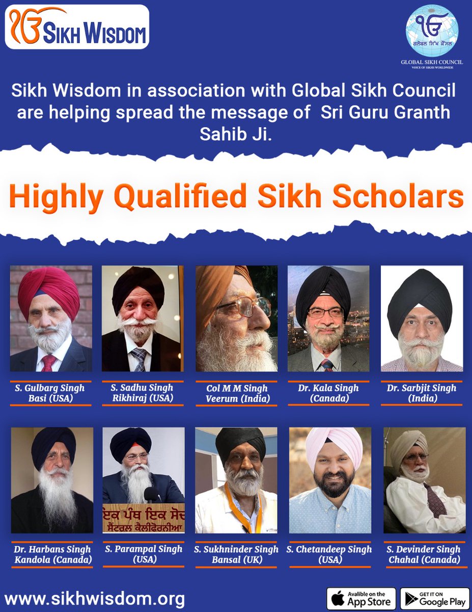 sikhwisdom_sw's tweet photo. Sikh Wisdom in association with Global Sikh Council is helping spread the message of Sri Guru Granth Sahib Ji.
https://t.co/TnfYOdt5PS
#Global #sikhcouncil #gurugranthsahib #Dastar #Turban #Sikhturban #sikhwisdom #sikhQAplatform #sikhs #waheguru #sikh #sikhism #khalsa #sikhi https://t.co/PTfeAQgTjd