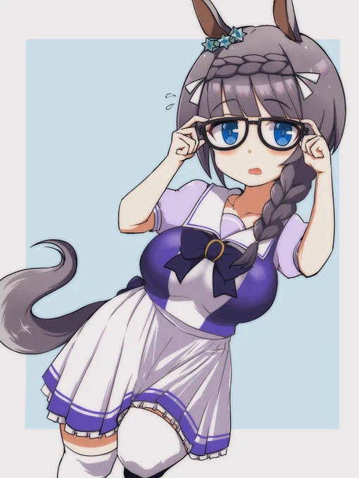 #ハーフアニバーサリーだからお気に入りのウマ娘イラストを見てくれ 