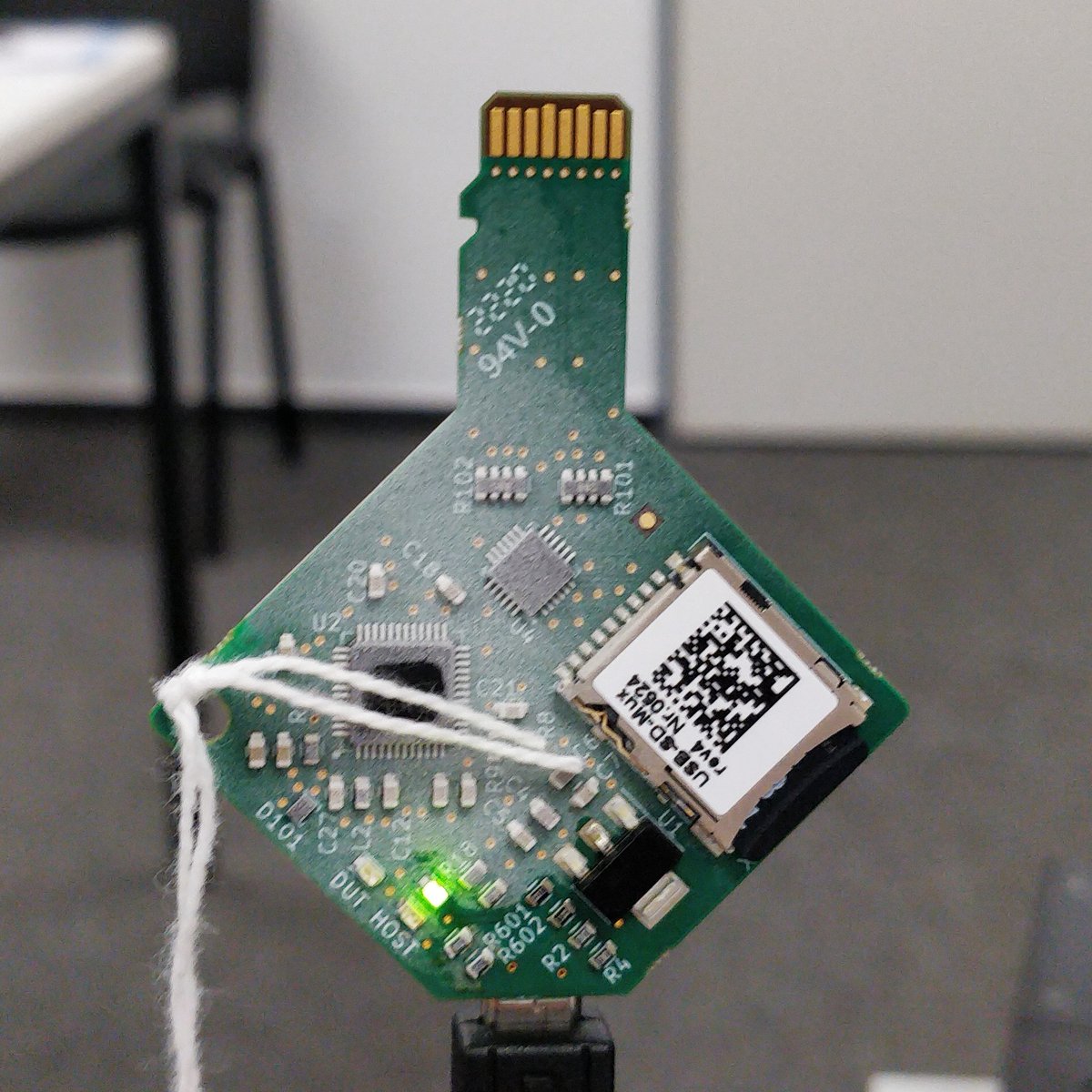 AutomationLinux's tweet image. Electronic parts shortage hit the USB-SD-Mux: we have to replace the crystal for the card reader.
We did some long-time testing in our lab. But we wanted some tests outside of room temperature: cold spray helps simulation harsh situations =)