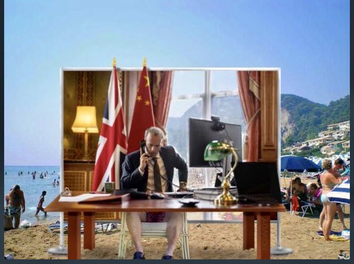 yonners's tweet photo. #DominicRaab - the real #CaptainHindsight attempts to fumble his way thru another day..
#DeckchairDom
#NoIdeaWhatHesDoing
#Incompetent
#Negligent
#DominicRaabOut
#DominicRaabMustGo https://t.co/Curs3jAdYI