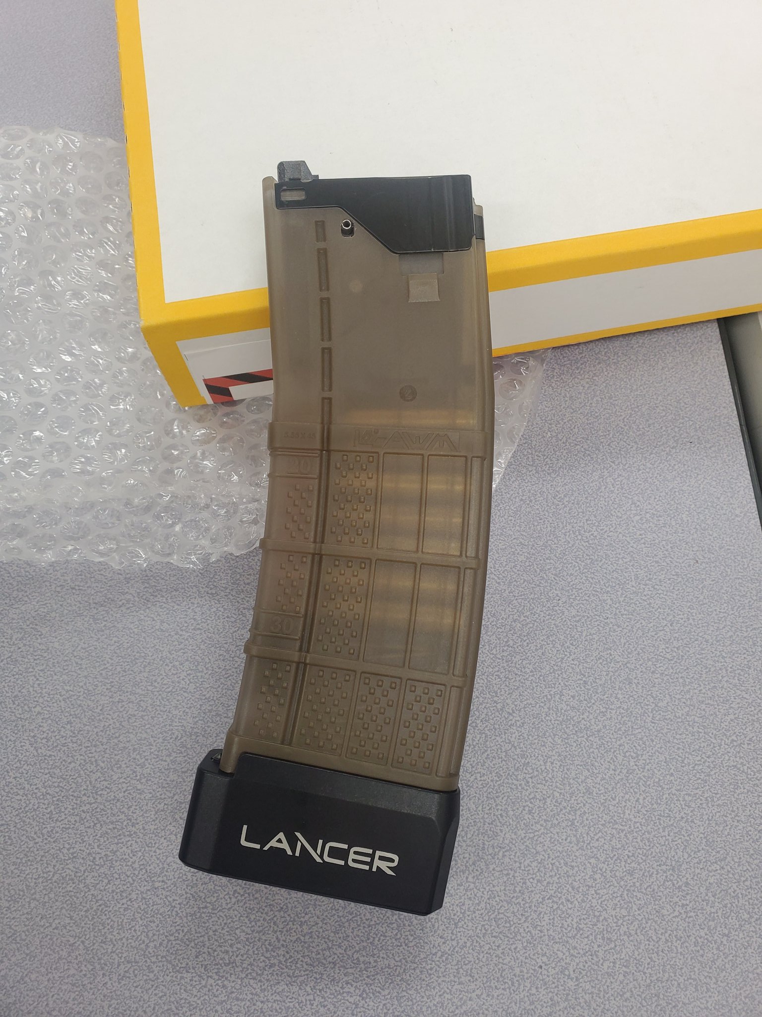 LANCER】 実加工PTWマガジン + 実マガジンバンパー - トイガン LANCER】 実加工PTWマガジン + 実マガジンバンパー - トイガン