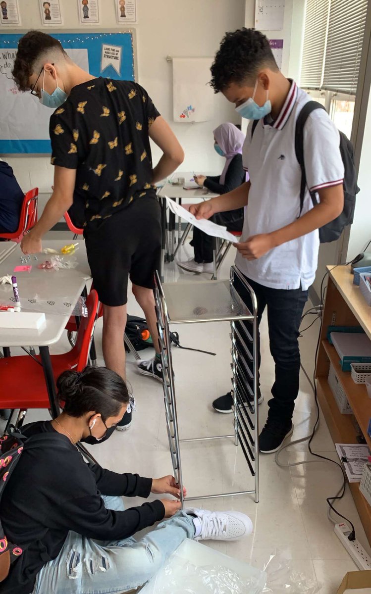 Great way to build community in W4– literally building a set of rolling drawers :)