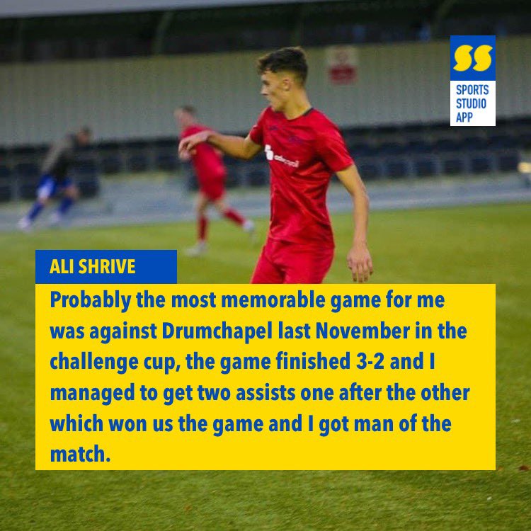 SHRIVE MAKES IT 50 ⚽️                            Congratulations to midfielder <a href="/alishrive/">Ali shrive</a>, who made his 50th appearance for the club on Saturday. Ali spoke with Club President, Struan Ross, reflecting on his time with The Watt so far. #youwatt