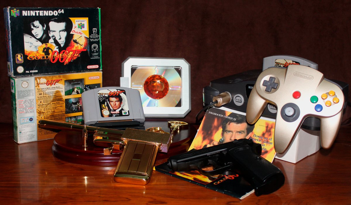 Graslu00's tweet photo. Happy 24th anniversary to GoldenEye 007 on the Nintendo 64!
24 years ago today, in 1997, the game that revolutionised console shooters was released.
How many stories and experiences did this game create? Probably countless! What's yours?
#GoldenEye #GE64 #N64 #JamesBond https://t.co/koJ9ePr0FC