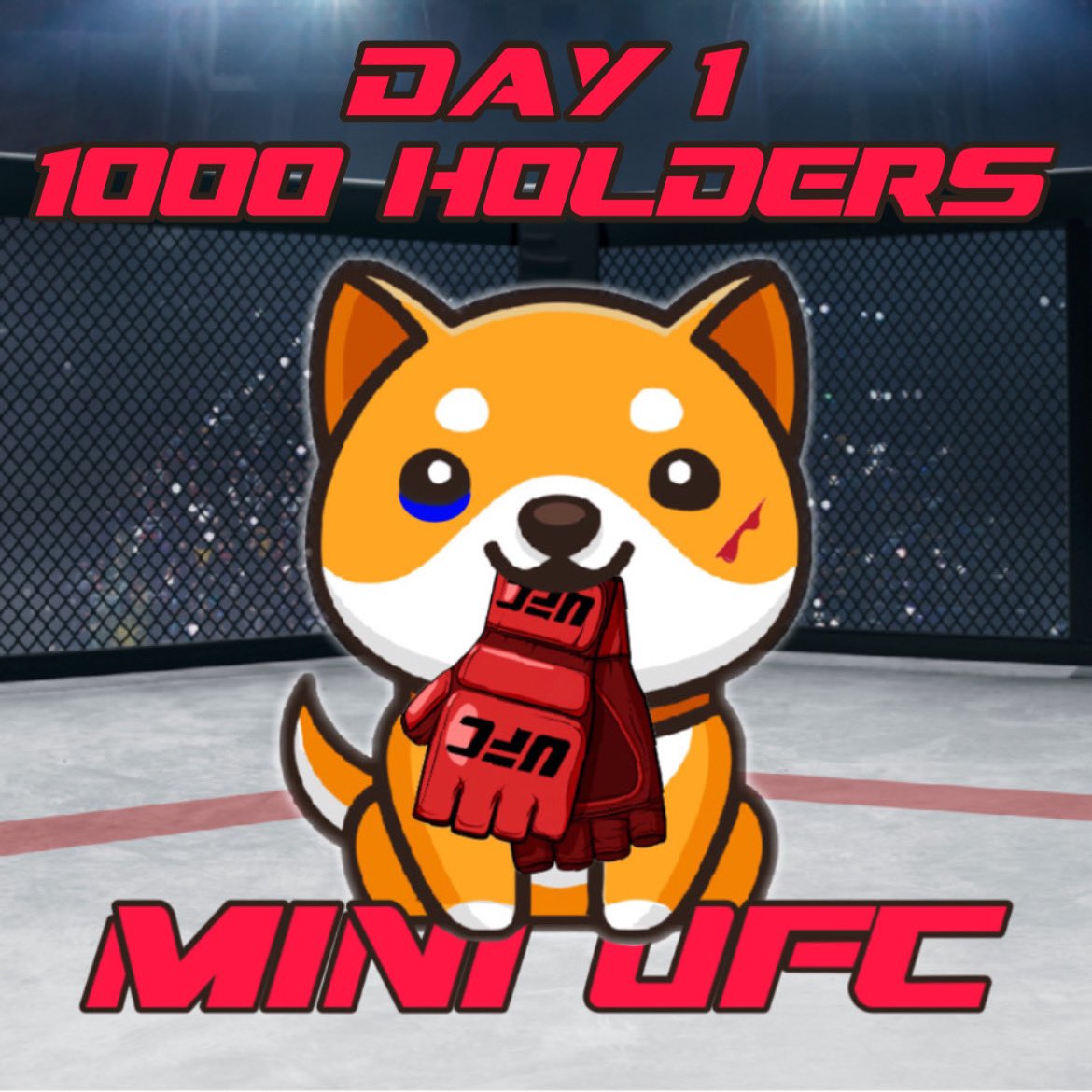 1000 HOLDERS 🤯

DAY 1 🔥

Thanks for your support MiniUFC-Gang

LFG 

🥊🥊🥊🥊🥊