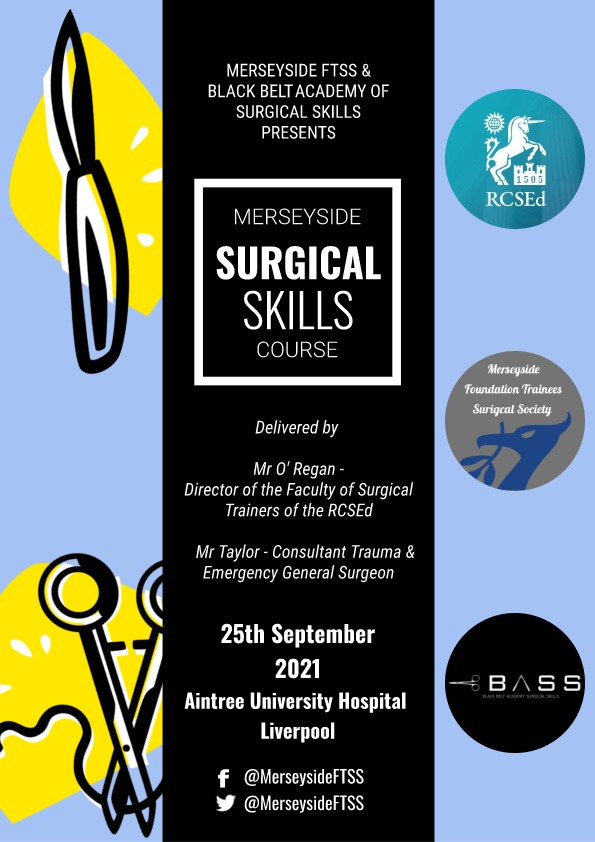 The next Merseyside Surgical Skills Course is in 4 weeks time! Open to everyone, whether you've attended before or not. If you attended the previous session, this is your chance to level up 👏🥋Book on below:
eventbrite.co.uk/e/merseyside-s…
