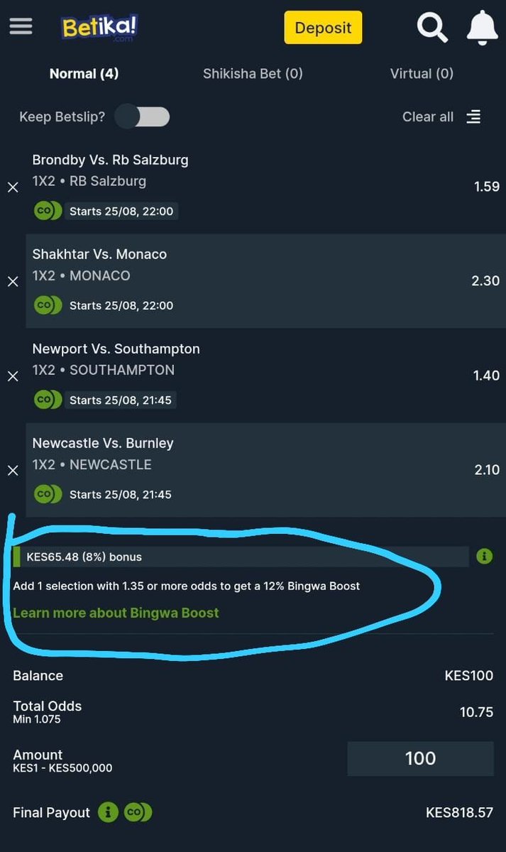 KUcoolkid's tweet image. Reply to this Tweet using #PataMoreNaBetika with your Bingwa Boost screenshot. The first 10 guys get a stake of 100 Bob each.
Tuchangamke!!!!!