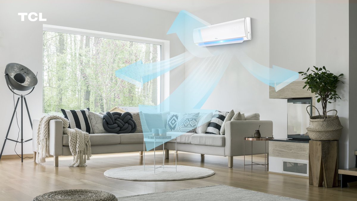 TCL_Global's tweet photo. No need to camp around the #TCL_AirConditioning waiting for a refreshing breeze, we’ve got you covered. ⛺️🌬With #3DAirflow the breeze you love much goes wider to reach deeper into your home.🥶
What part of your home needs to be #refreshed and cooled by 3D airflow?🏡 https://t.co/e3PYehvE7e