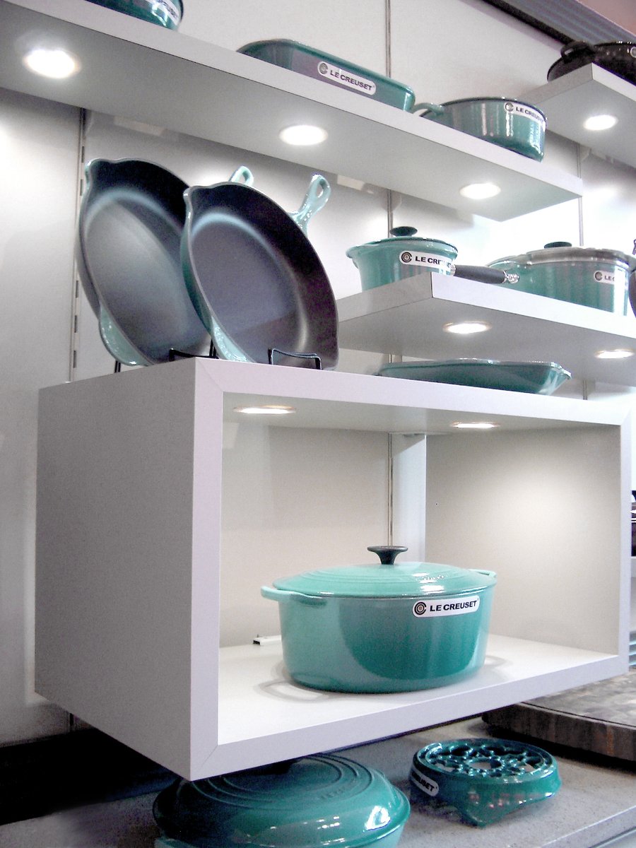 TCMillwork's tweet image. Our beautiful work at Le Creuset.