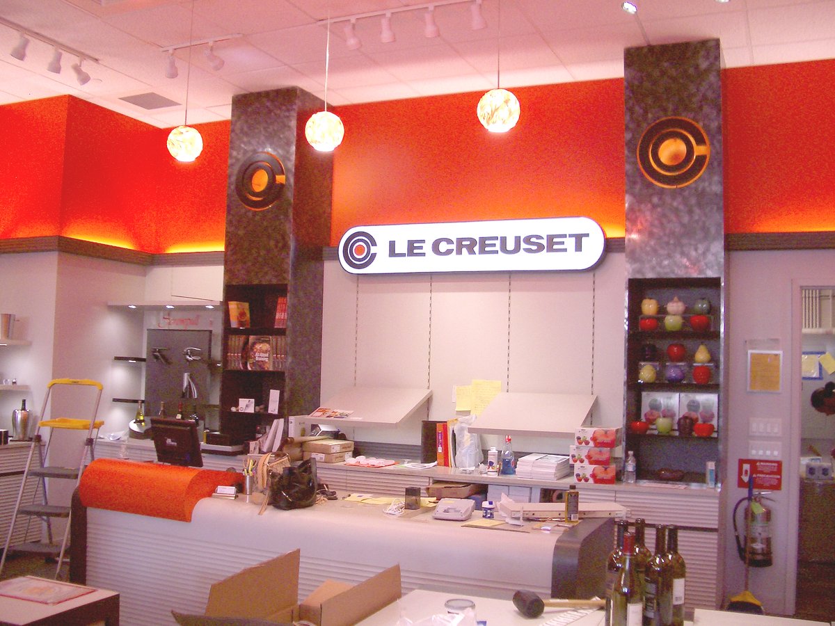 TCMillwork's tweet image. Our beautiful work at Le Creuset.