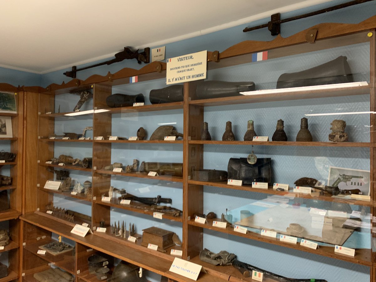 Peter_Molloy_'s tweet photo. (1/2) Great last morning in #Loos at the @LoosMuseum. Huge thanks to Antoine who made contact via Twitter and met me to show me around. Only open by appointment, but warmly recommended to anyone visiting. It tells the story of the war in this area through ordinary objects. https://t.co/aP5QMRKlcW