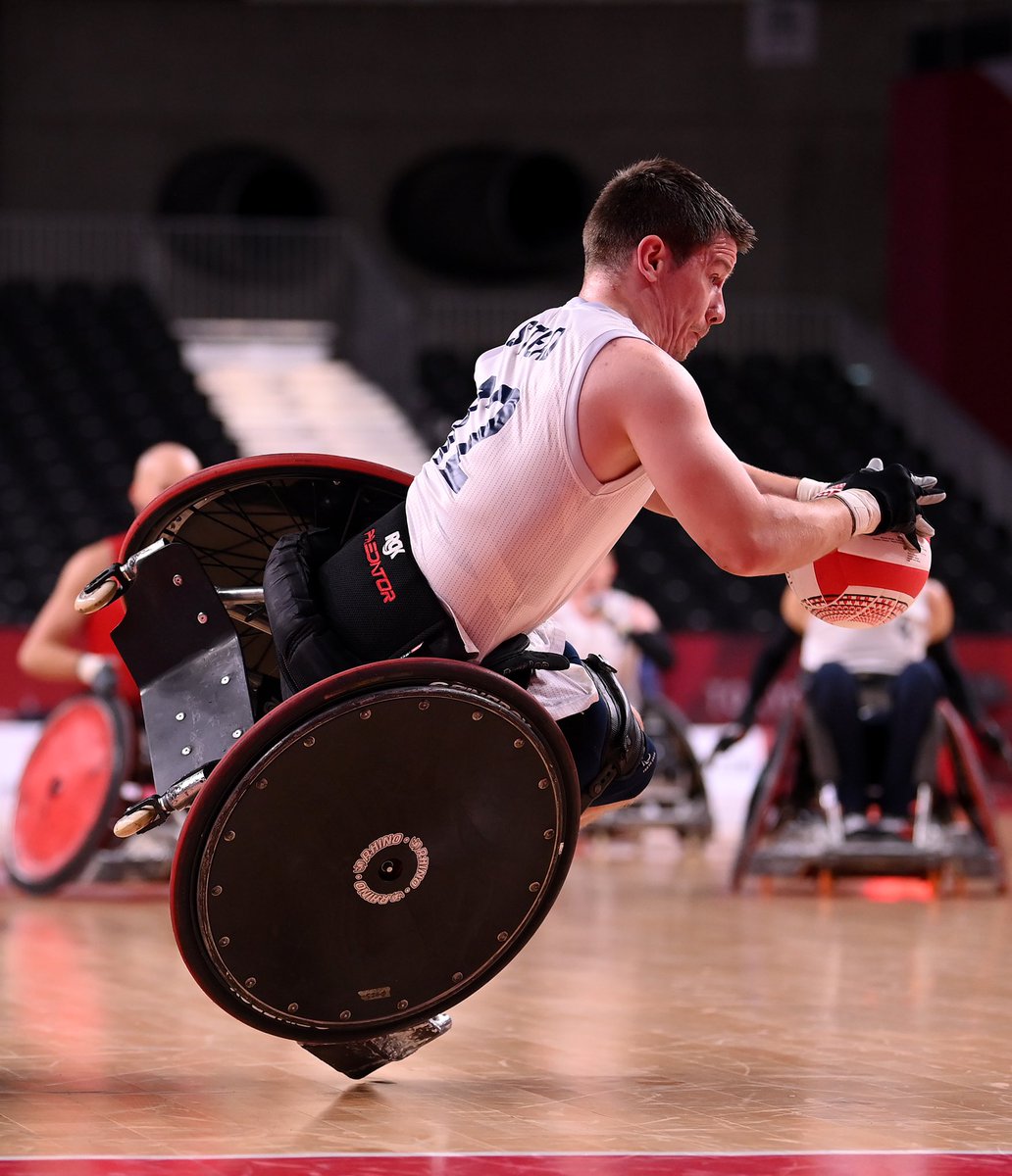 ParalympicsGB's tweet photo. 🇬🇧 50-47 🇨🇦

Our wheelchair rugby team have lift off with a win vs Canada 🚀 

New Zealand next up, tomorrow at noon. 

#ImpossibleToIgnore https://t.co/ZtGS3JOfbP