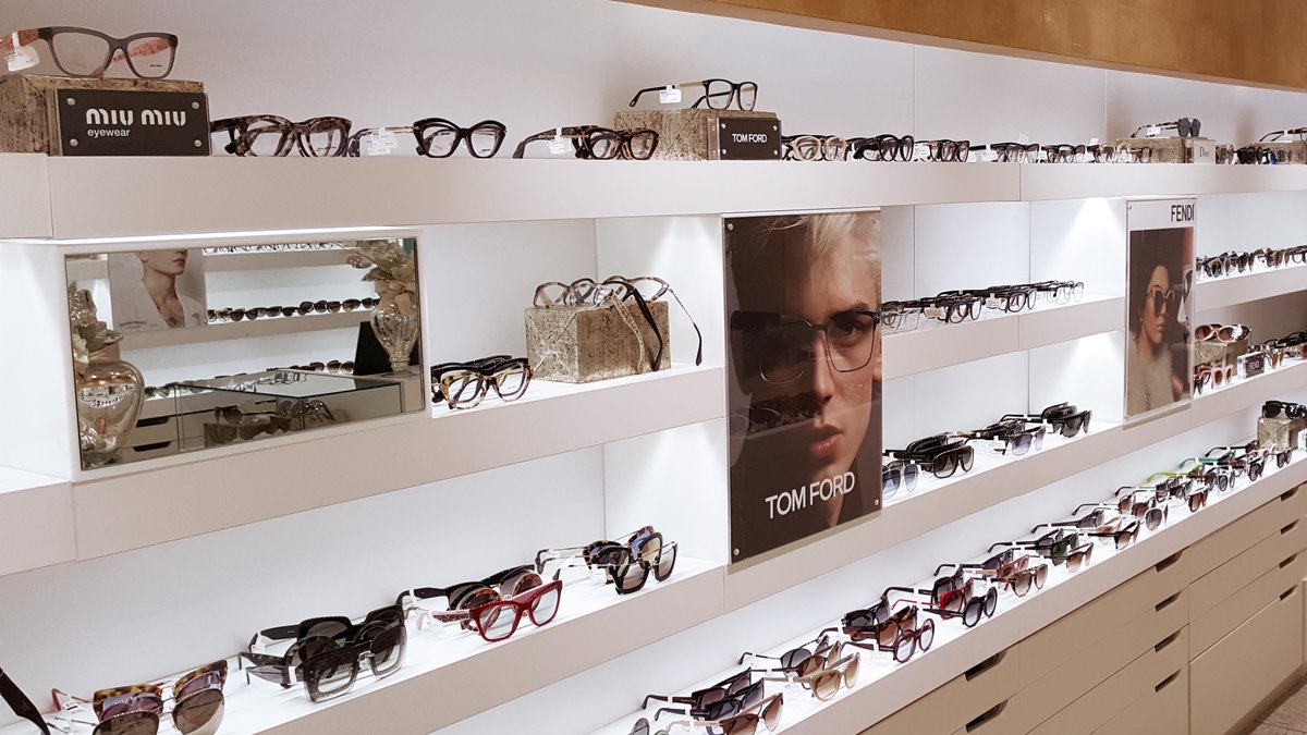 TCMillwork's tweet image. Our beautiful work at Luxottica Optical Shops of Aspen.
