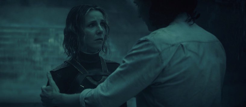 DailySylki's tweet image. We all know Loki would have probably confessed in this scene if he hadn't been pruned but what I'd really like to see is how Sylvie would react to it