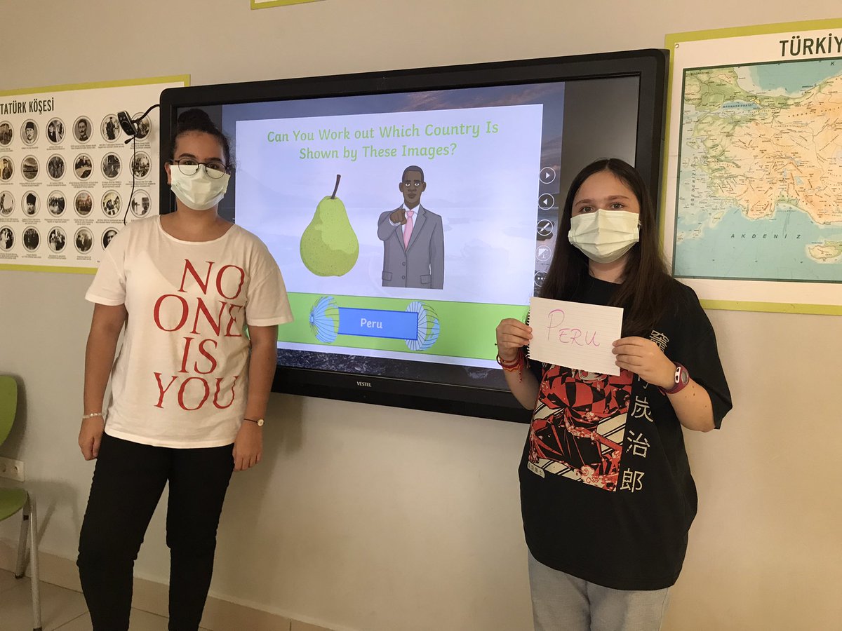 Our 7th grade students tried to guess the countries by using their visual skills 
🌎🔎 

<a href="/EnisEryaman/">Enis Eryaman</a> 
<a href="/ozgurkapann/">Özgür Kapan</a> 
<a href="/hakaninanir/">Hakan İnanır</a> 
<a href="/AysunGuzelyurt/">Aysun Güzelyurt Kılınç</a> 
<a href="/muratyllmaz78/">muratyılmaz</a> 
<a href="/tbmumcu/">TM</a>