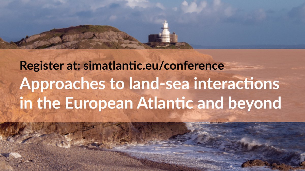SIMAtlantic (@atlanticsim) on Twitter photo Examining different approaches to land-sea interactions using case studies from across Europe: register for Session 3B of the #SIMAtlantic conference on 15 Sept with <a href="/LivUniMSP/">University of Liverpool Maritime Spatial Planning</a>➡️ simatlantic.eu/conference
#SIMAtlantiCon #AtlanticMSP #MarinePlanning Examining different approaches to land-sea interactions using case studies from across Europe: register for Session 3B of the #SIMAtlantic conference on 15 Sept with <a href="/LivUniMSP/">University of Liverpool Maritime Spatial Planning</a>➡️ simatlantic.eu/conference
#SIMAtlantiCon #AtlanticMSP #MarinePlanning