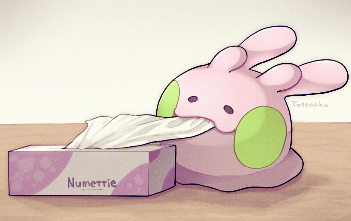ポケモン ティッシュ食うヌメラ とうてんこのイラスト