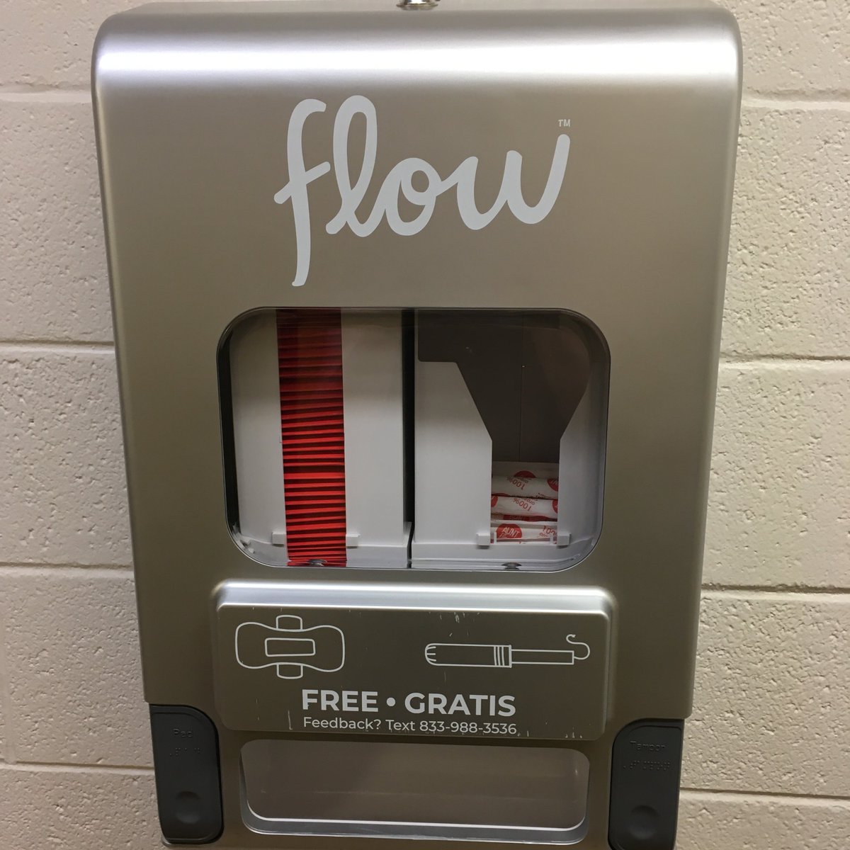 HelenAnnLawless's tweet photo. Free menstrual products are now available in select gender inclusive bathrooms &amp; women's bathrooms across @StMarysMD campus! This work has been a labor of love shared by many people &amp; I'm so grateful for the students who helped make this happen. Thanks @SeahawksSGA &amp; @GoAuntFlow! https://t.co/G3StsFTo9V