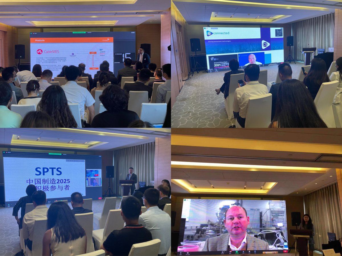 walesintheworld's tweet image. Our team in China have supported 4 Welsh organisations to showcase their latest technologies at #SmartChinaExpo2021 this week. 

@Cimteq, @CSconnected, @SPTS_Tech &amp;amp; @SwanseaUni have been sharing their expertise and demonstrating the strength of Welsh tech 💪