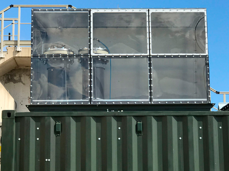 cimne's tweet photo. .@cimne starts up its first portable #desalination pilot plant in cooperation with and @FWNature
..
#Shakyproject funded by #FEDER @CDTIoficial @CienciaGob based on @AriemaEnergia and #e4efficiency
⚙️https://t.co/dv70rDrMFG https://t.co/slEX55QOax