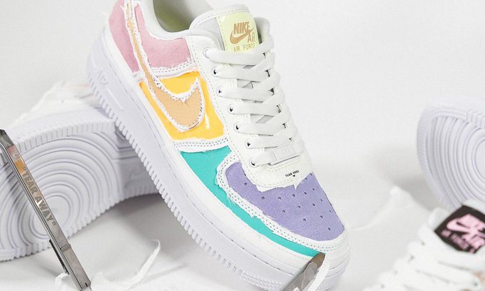 women's air force one pastel reveal