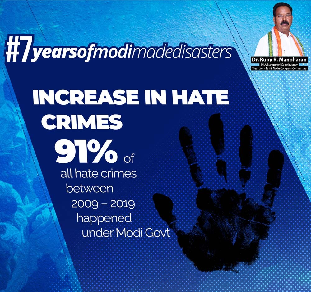 ruby_manoharan's tweet photo. Indian liberals have witnessed #FailedPMModi 's deceptive politics of the past: the extra judicial murders of Muslims under his regime, the hate crimes against minorities and lower-caste citizens in the last five years of his rule. #tncc @RahulGandhi https://t.co/YR2lj9TRv7