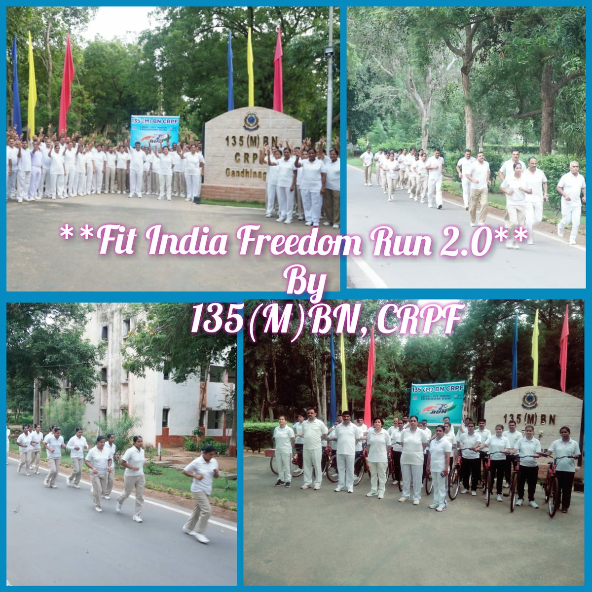 bn_135's tweet photo. **With an aim to motivate People across the Nation to adapt a Fit & Healthy lifestyle, FitIndiaFreedom Run 2.0 is being organized everyday by @bn_135.**
#Run4India
#AzadiKaAmritMahotsav
#WSCRPF_2016
#MosesDhinakaran https://t.co/OFmft4WQNP