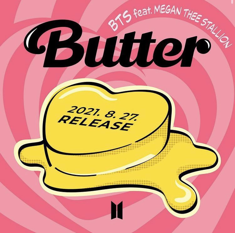rebelscarnation's tweet photo. for some reason the new #BTSxMTS promo poster reminds me of the iconic bg from powerpuff girls and these strawberry creme savers, both of which i highly enjoyed as a kid ๐ a real nostalgic collab, if i do say so myself ๐ https://t.co/pKejrXa7JL