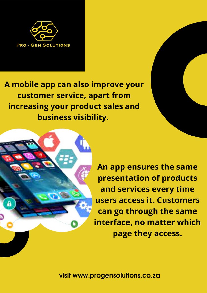 SolutionsProgen's tweet image. If you invest in Apps for your business, you are increasing chances of generating more revenue for your business.. Give us call now and let us discuss your next big idea!! 

#appdevelopment #appsforbusiness #customapps