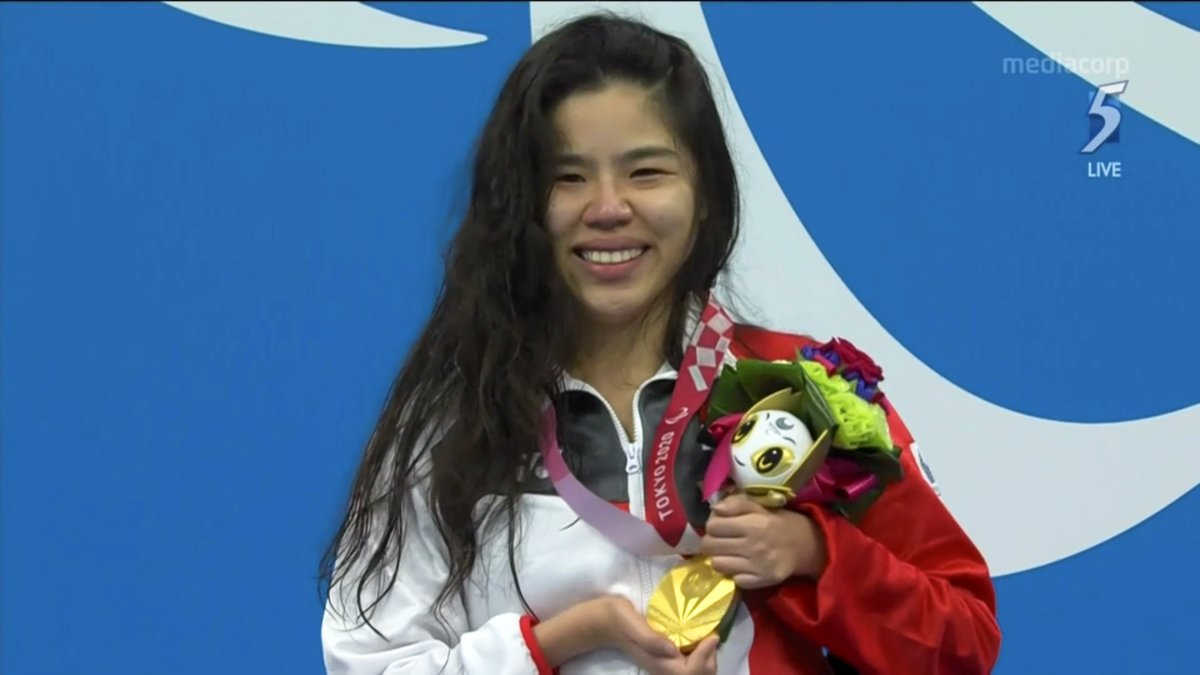 #TeamSingapore is off to a golden start at the <a href="/tokyo2020/">#Tokyo2020</a> <a href="/paralympics/">Paralympic Games</a>! Congratulations to Yip Pin Xiu for her gold medal in the Women’s 100m Backstroke S2, adding to her medal haul from past #paralympics. Pin Xiu, Singapore is proud of you! 🇸🇬 – LHL go.gov.sg/laf3gk