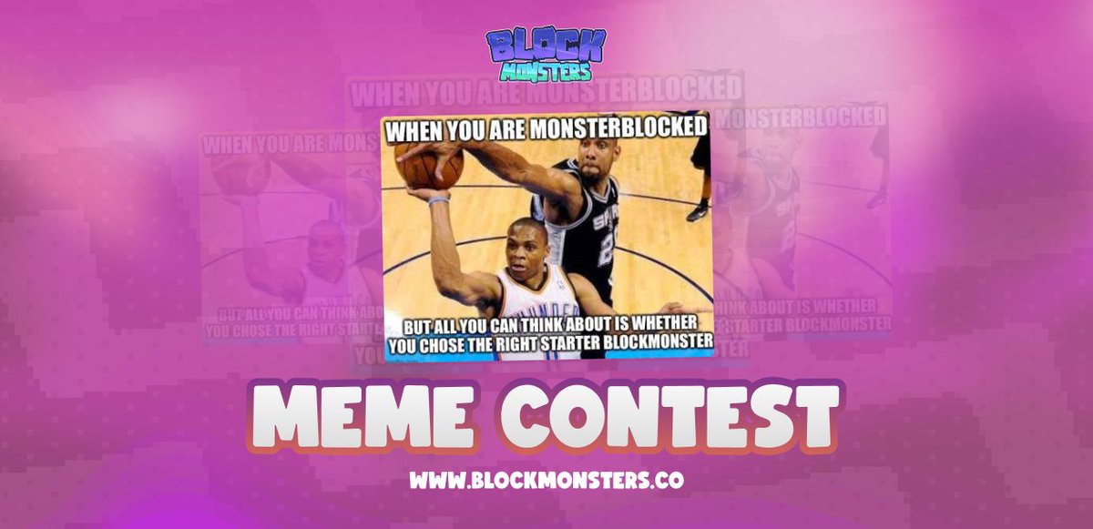 Block_Monsters's tweet photo. MEME CONTEST 🤡 - 3 Pre-Sale Spots 🎟️
This is your chance to win a pre-sale spot by creating memes!

- Create a meme and comment it on this post
- Like and Retweet
- Follows Us

There will be 3 winners picked for a pre-sale spot! Winners will be chosen on 27 August! 🏆 https://t.co/jnW5BmSMud