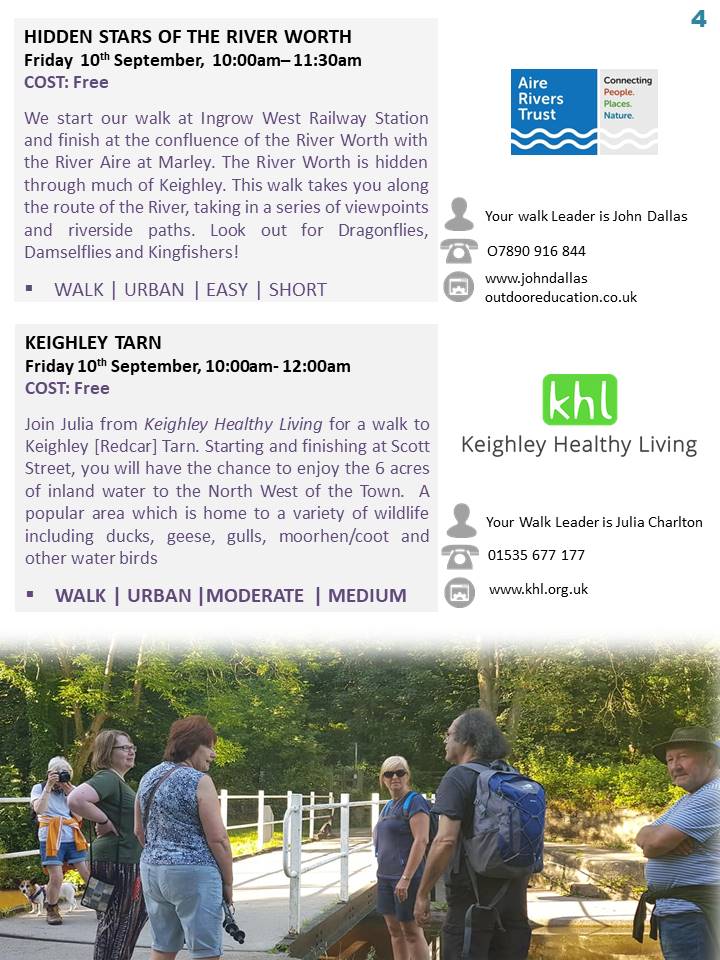Big Local Keighley (@keighleybig) on Twitter photo Keighley Walks 2021
Walk 4: Hidden Stars of the River Worth with John Dallas
eventbrite.co.uk/e/hidden-stars…
Walk 5: Keighley Tarn with <a href="/KHL_Keighley/">Keighley Healthy Living</a>
eventbrite.co.uk/e/keighley-wal… Keighley Walks 2021
Walk 4: Hidden Stars of the River Worth with John Dallas
eventbrite.co.uk/e/hidden-stars…
Walk 5: Keighley Tarn with <a href="/KHL_Keighley/">Keighley Healthy Living</a>
eventbrite.co.uk/e/keighley-wal…
