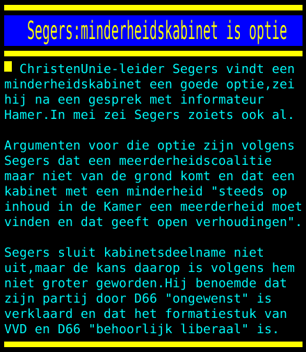 Kabinetsformatie2021