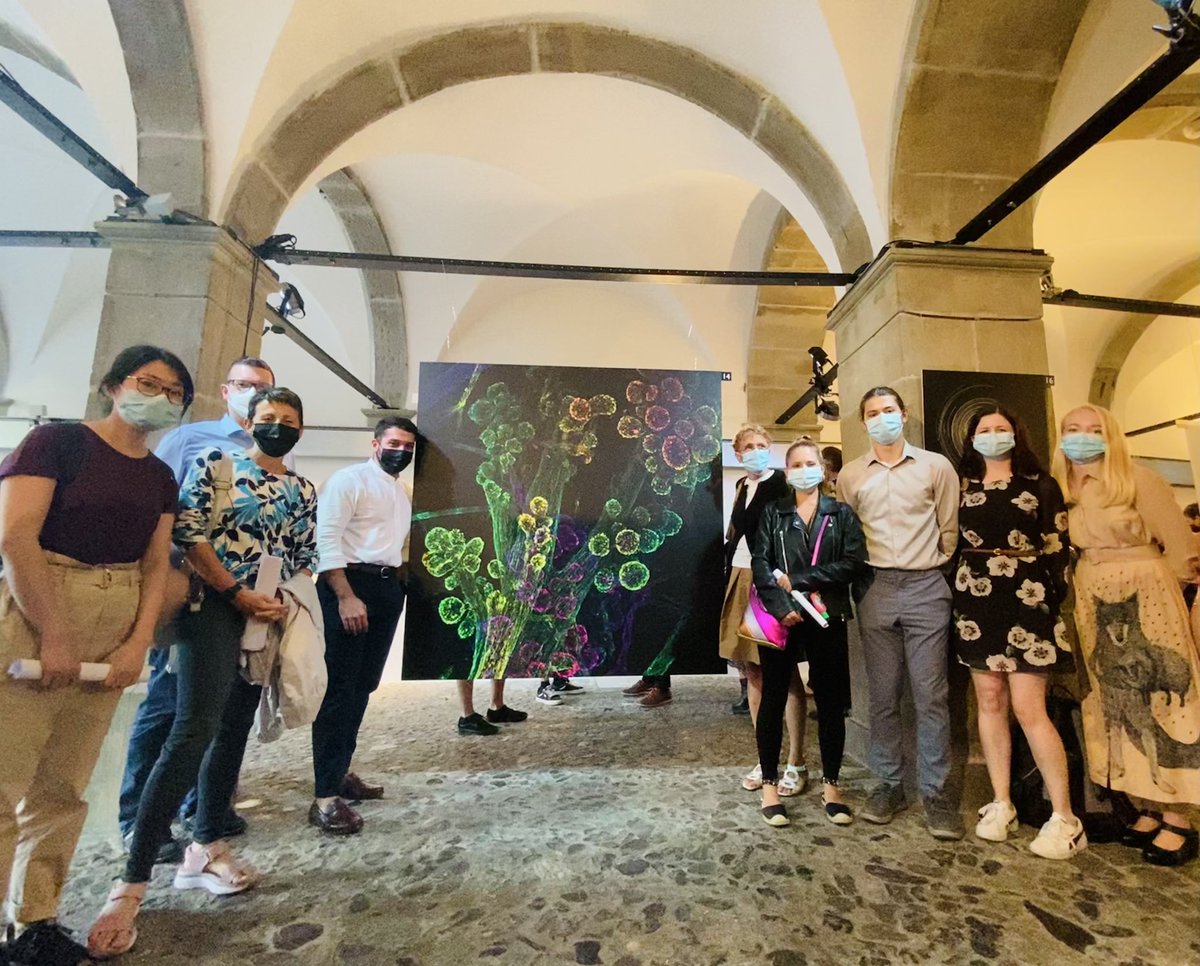 PatrikAouad's tweet photo. Great moment shared with my colleagues and friends #BriskenLab at the spectacular @Figure_1A exhibition. For those in Lausanne and interested in the event, you can still check the images out at Hôtel de Ville, Lausanne. More details: https://t.co/TehtGRolqT https://t.co/tBRAUrSp1T