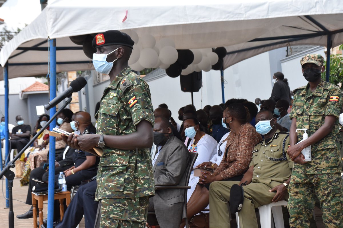 UPDFspokespersn's tweet photo. HAPPENING NOW: The Body of the Former Deputy Inspector General of @PoliceUg Late Maj Gen Paul Lokech at his home in Kitikifumba, Kira Municipality where eulogies and requiem mass will be held https://t.co/3PZ19uaddU