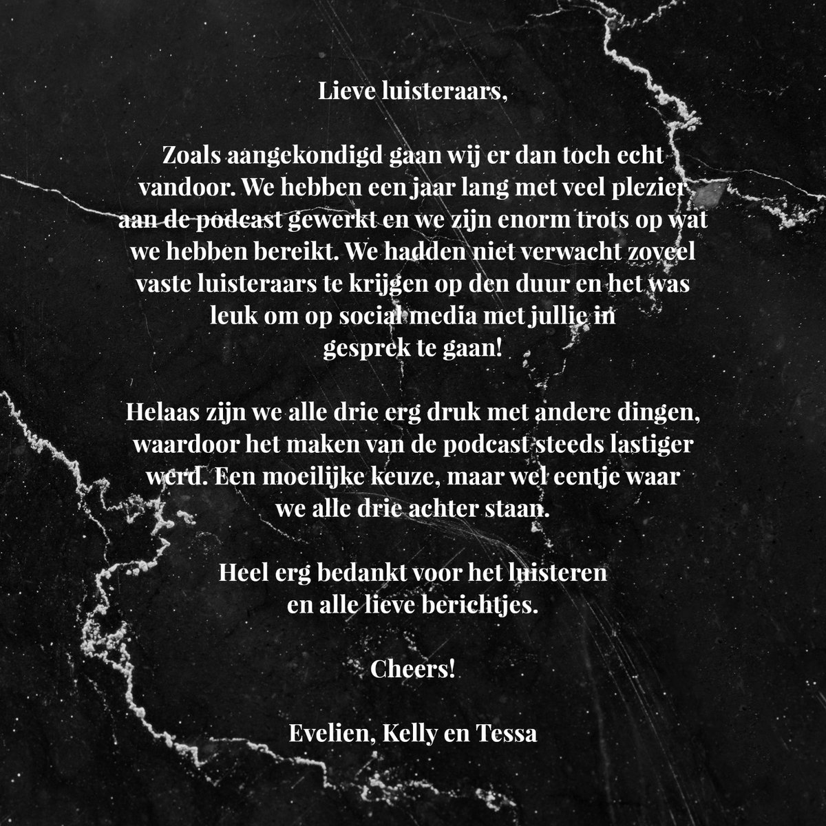 morbidezusters's tweet image. Lieve luisteraars,

Wij zijn er nu echt vandoor.
Heel erg bedankt voor het luisteren en voor alle lieve berichtjes!

Evelien, Kelly &amp;amp; Tessa