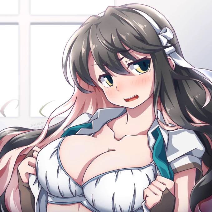 過去絵の再掲で長波さまと鬼怒さん(+1名)を描いた気になっておきましょう... 