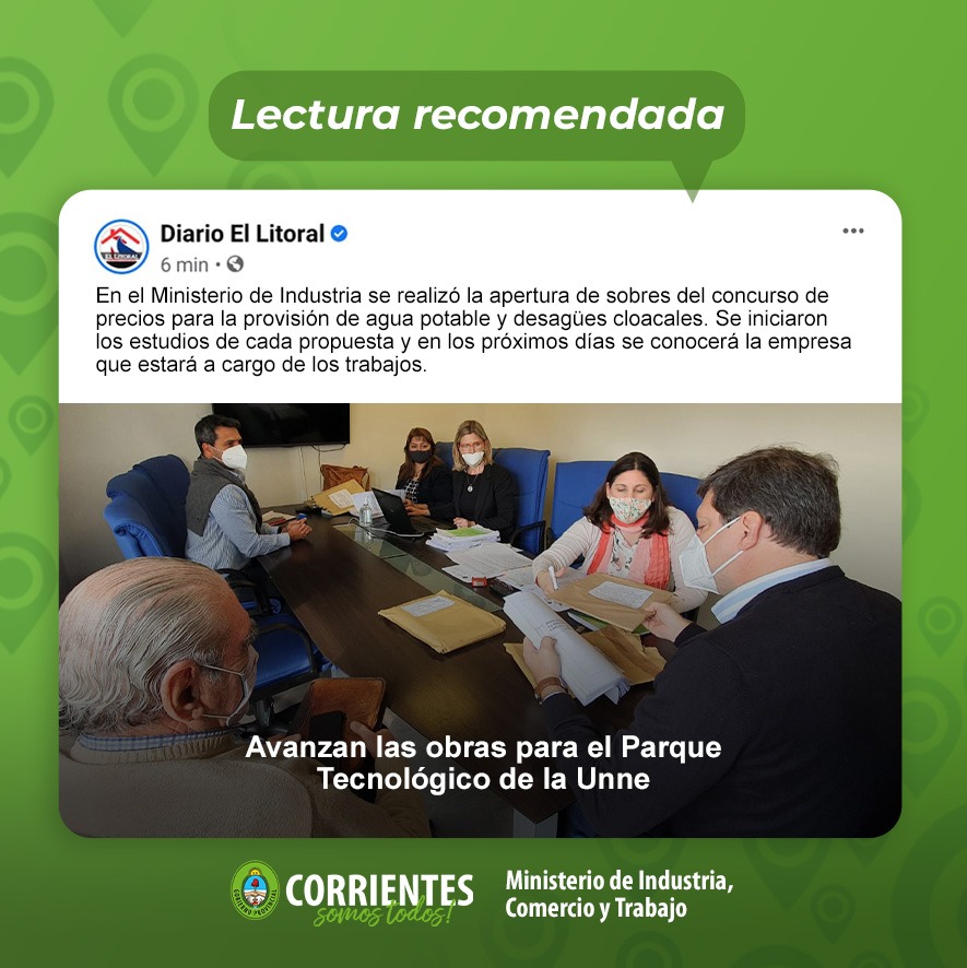 MinisterioITC's tweet image. 📰 Compartimos el artículo publicado por @DiarioElLitoral donde destacan el avance de las obras en el Parque Tecnológico que compartiremos con la @unneargentina.

Para leerla completa visitar 🖇️ bit.ly/3gsN9Er

#SomosIndustria 💚