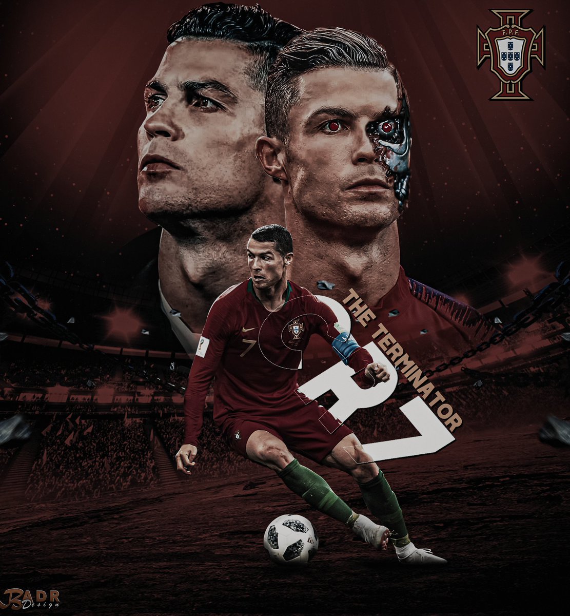 BADRDesign14's tweet photo. - My Design " BADR Design " .
@Cristiano #The_Terminator
@selecaoportugal
#Football #Art
#Designs #Social_Media https://t.co/BMsJzuDfeH