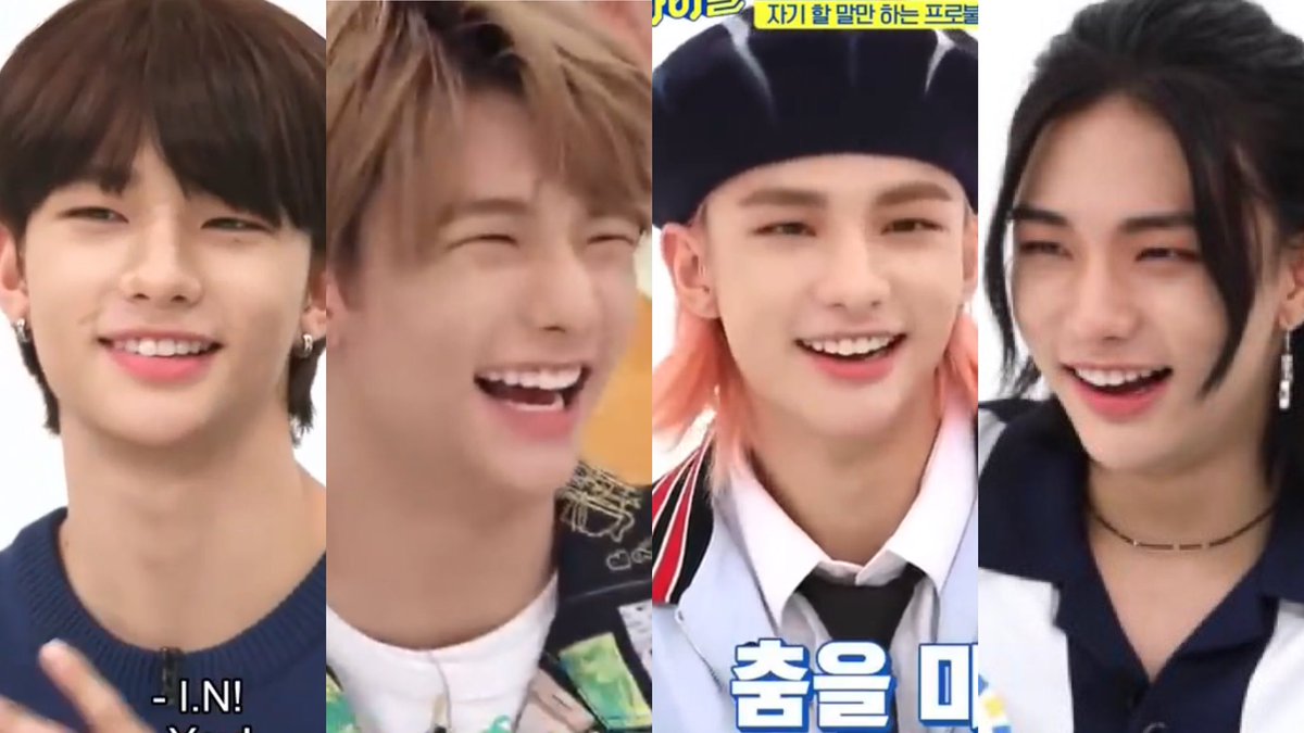 fluffshyunie's tweet photo. weekly idol hyunjin through the years

2018         2019          2020         2021 https://t.co/db17xgCh3b