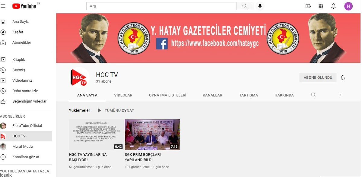 hataygc's tweet photo. HGC TV YOTUBE KANALI HİZMETE GİRDİ 

Haberin detayları: https://t.co/dOo5Oq4EC4 @temizyurekmedya https://t.co/go85hb2NH3