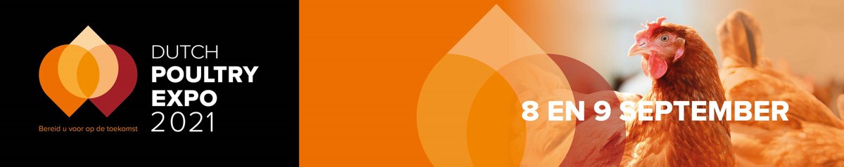 In tegenstelling tot eerdere berichten zullen wij 8 en 9 september helaas niet aanwezig zijn op de Dutch Poultry Expo 2021 als standhouder en bezoeker.
