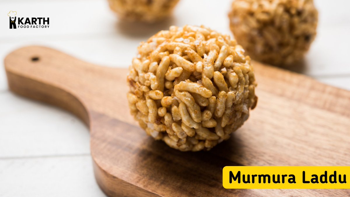 KarthFoodFact's tweet photo. Murmura Laddu is a very low calorie yet sweet and delicious snack for better energy and activeness through the day. It's made with very few and basic ingredients.

Recipe- https://t.co/wnxSs0rRX0

#karthfoodfactory #ladoo #laddu #murmura #jaggery #healthyfood https://t.co/nDS1FJeJmi