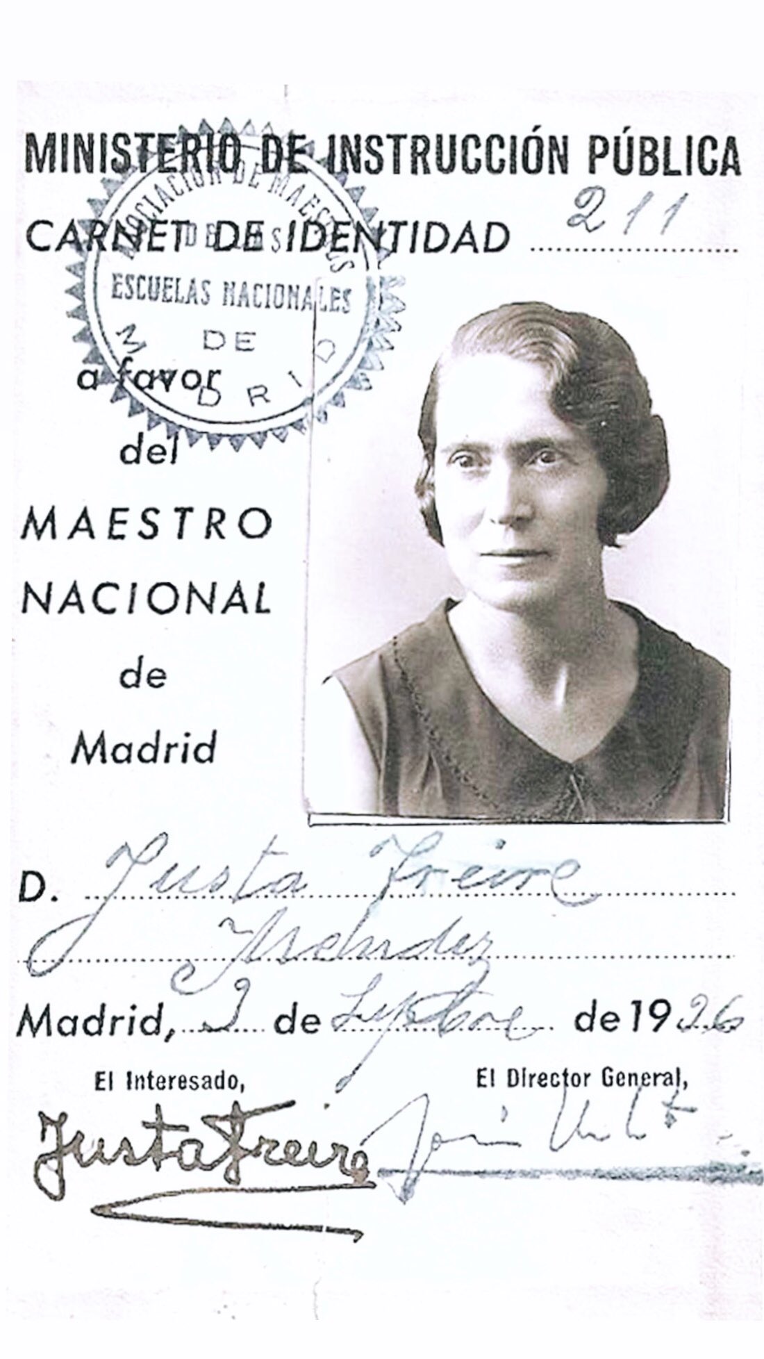 Edu Madina on Twitter: "Maestra Justa Freire. #JustaFreire  https://t.co/4XIJ6qROvZ" / Twitter