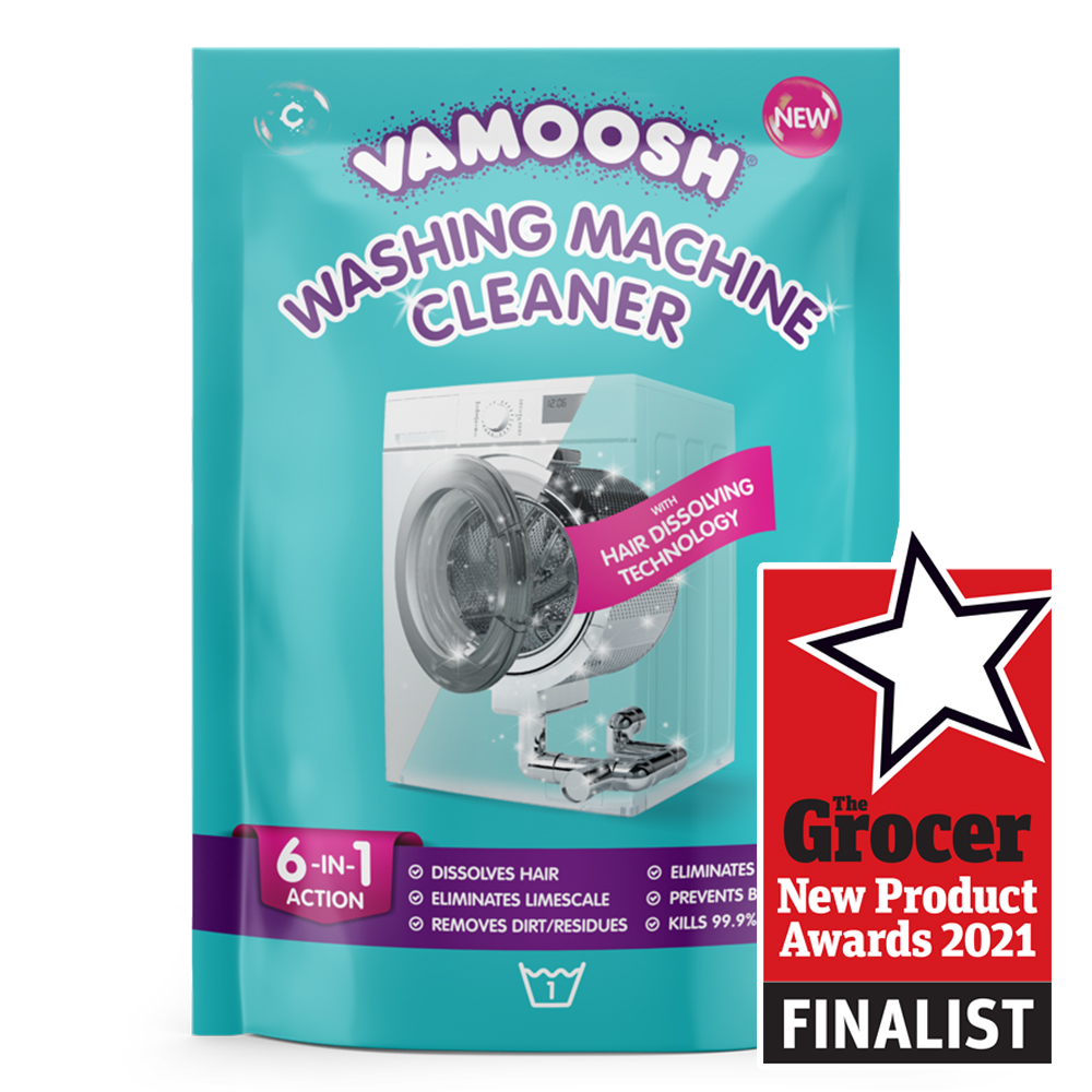 Vamoosh Cleans (@vamooshcleans) on Twitter photo Boom! Our Vamoosh Washing Machine Cleaner has been shortlisted as a finalist in <a href="/TheGrocer/">The Grocer</a> New Product of the Year Awards! Its patented Hair Dissolving Technology removes the build up of hair inside your washing machine plus removes limescale, dirt, bad smells & 99.9% bacteria Boom! Our Vamoosh Washing Machine Cleaner has been shortlisted as a finalist in <a href="/TheGrocer/">The Grocer</a> New Product of the Year Awards! Its patented Hair Dissolving Technology removes the build up of hair inside your washing machine plus removes limescale, dirt, bad smells & 99.9% bacteria
