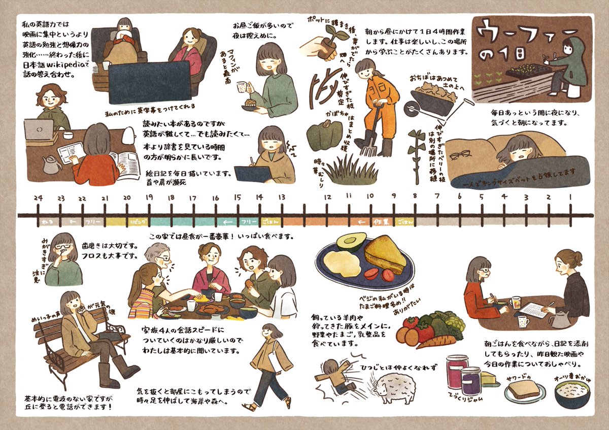 ニュージーランドで約5ヶ月間、有機農業のお手伝いをしながら居候してました👩‍🌾 ごはんとお部屋の代わりに働く(学べる)WWOOFについて! 