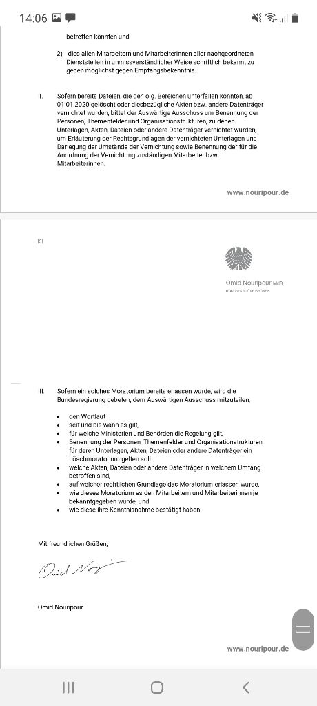 Union, SPD und AfD lehnten heute im Auswärtigen Ausschuss meinen Antrag für ein #Löschmoratorium ab. Unfassbar, bedenkt man verschwundene Akten bei Maut, Berateraffäre oder Cum-Ex.

Vertuschung mit Methode. Spart euch die Versprechen einer Aufklärung.

#Afghanistan #افغانستان