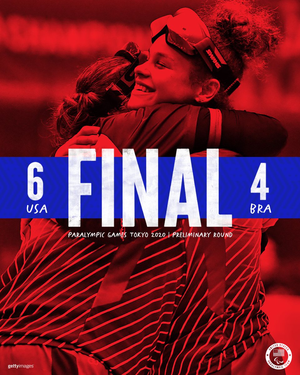 .<a href="/USAWGoalball/">USA Womens Goalball</a> opens up the #TokyoParalympics with the W. 👏